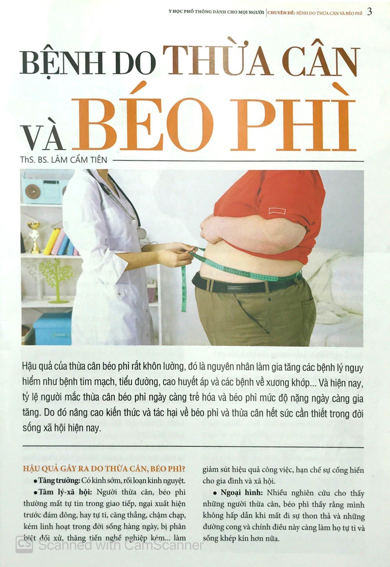 Y Học Phổ Thông Dành Cho Mọi Người - Chuyên Đề: Bệnh Do Thừa Cân Và Béo Phì