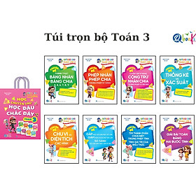 Túi Trọn Bộ Toán Học Chuyên Sâu Học Đâu Chắc Đấy Lớp 3 - Cả năm ( 8 Cuốn ) - Bản Quyền