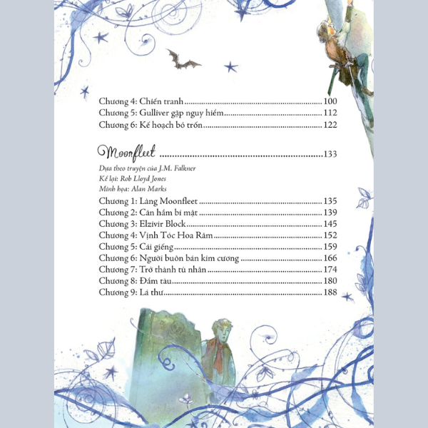 Illustrated Classics - Những cuộc phiêu lưu kỳ thú - Robin Hood, Gulliver du ký, Moonfleet