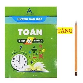 Sách - Hướng dẫn học Toán lớp 3 - quyển 1 ( mới nhất )