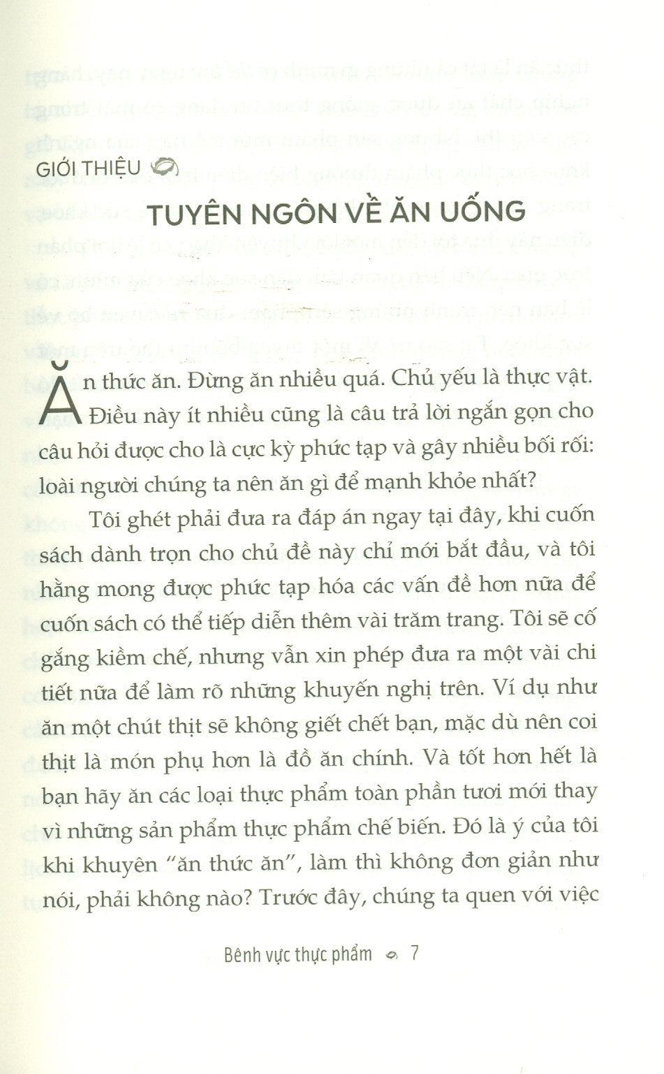 Bênh Vực Thực Phẩm