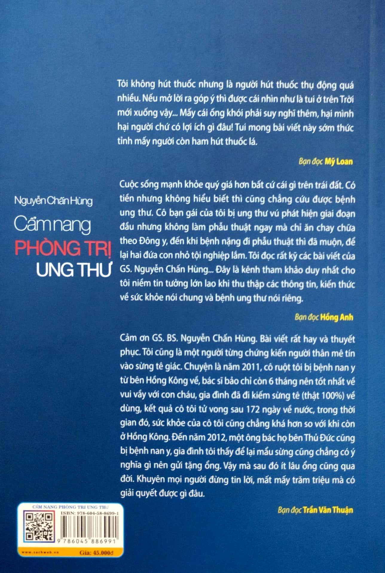 Cẩm Nang Phòng Trị Ung Thư (Tái Bản 2023)