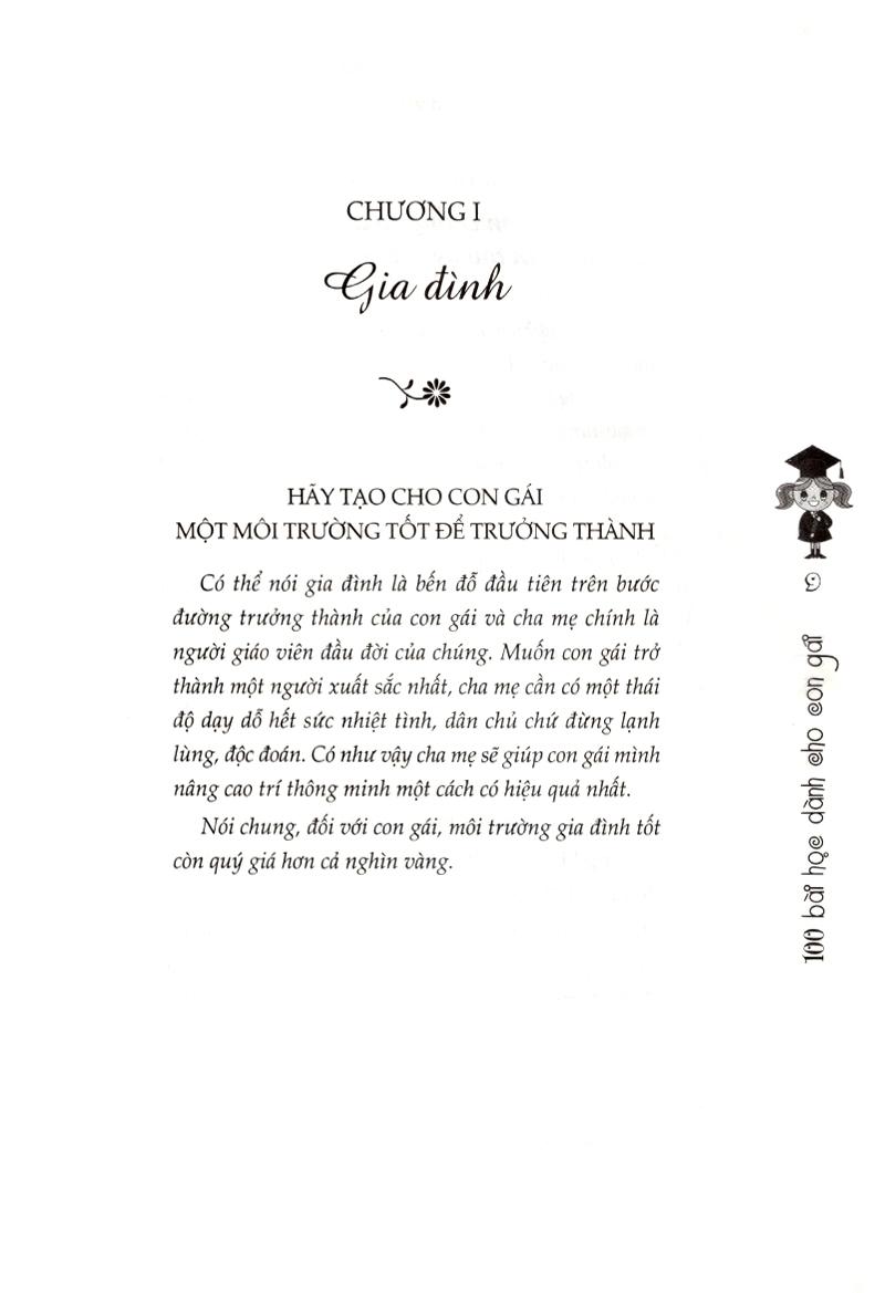 100 Bài Học Dành Cho Con Gái (Tái Bản)