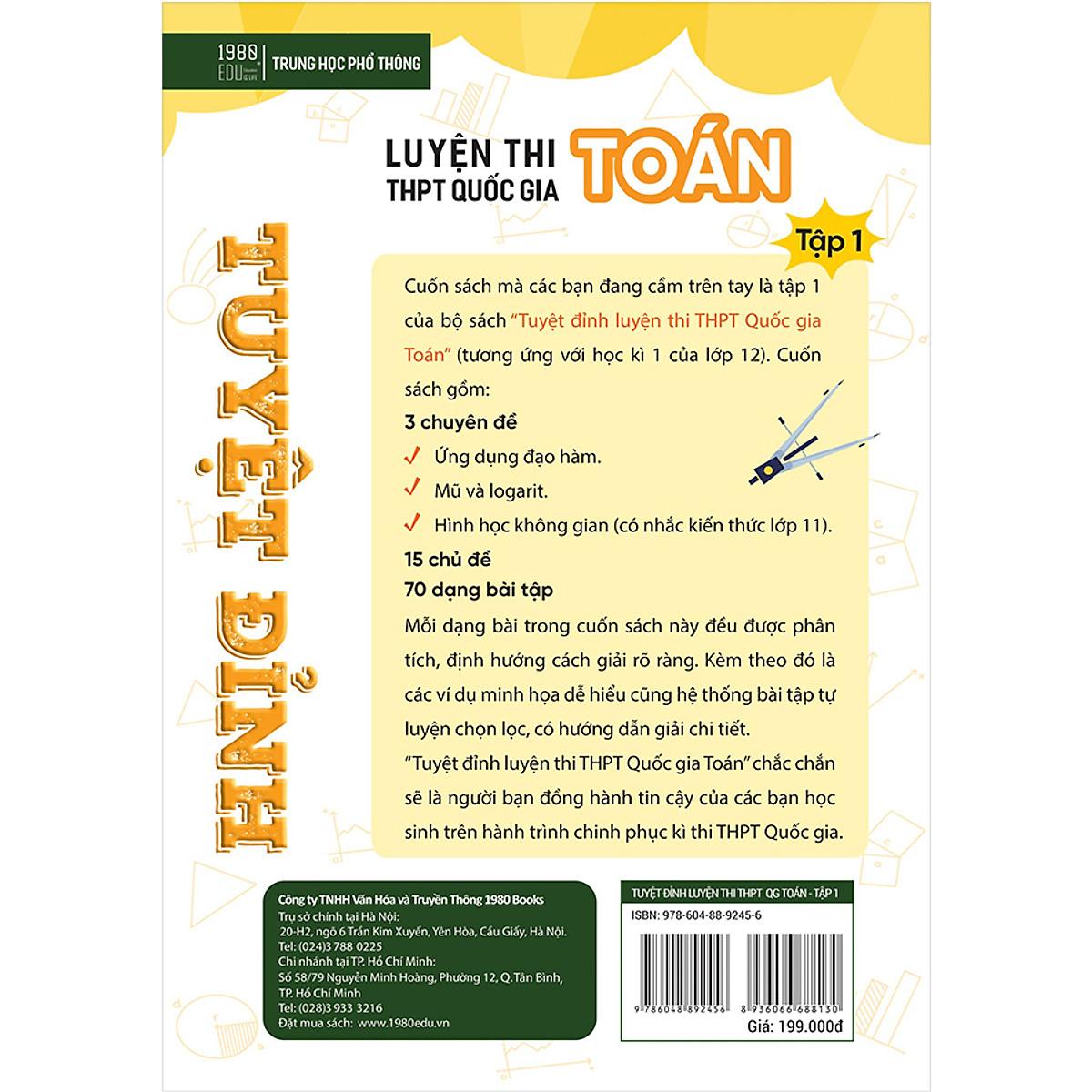 Tuyệt Đỉnh Luyện Thi THPT Quốc Gia Toán - Bản Quyền