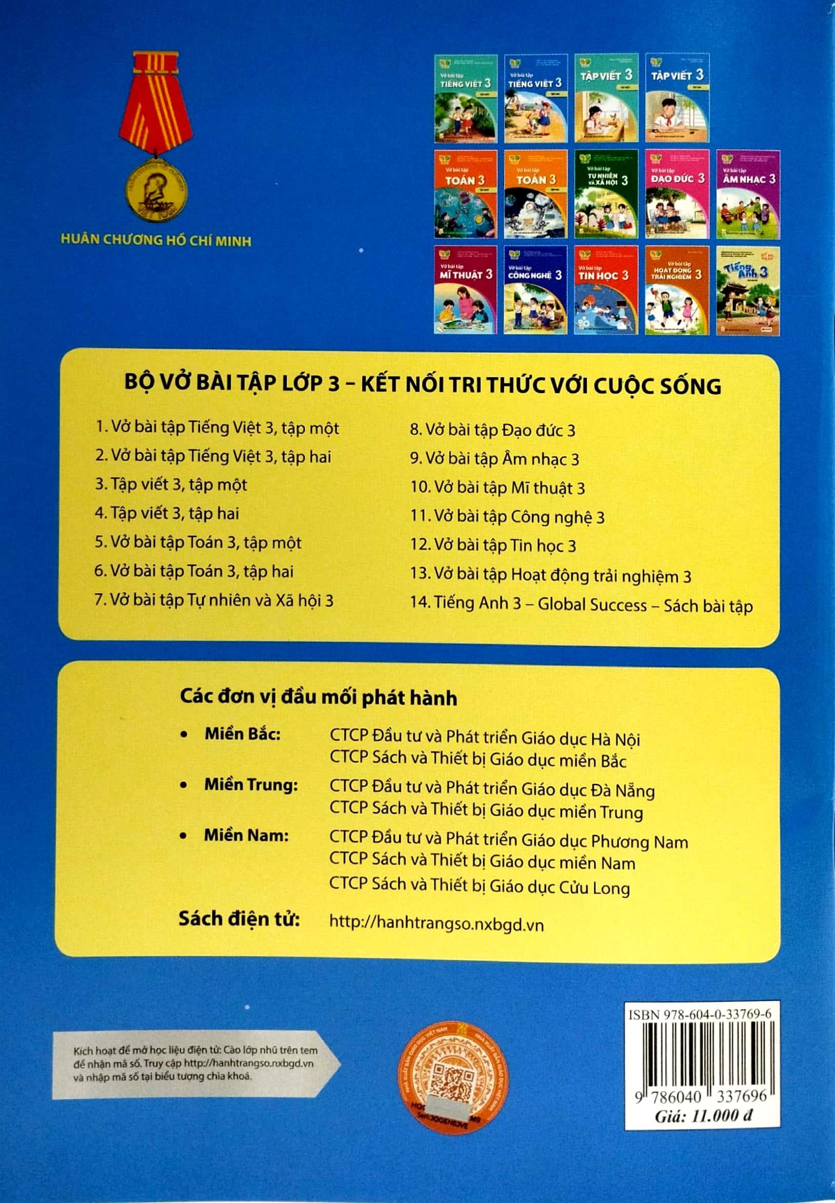 Vở Bài Tập Tiếng Việt Lớp 3 - Tập 2 (Kết Nối) (2023)