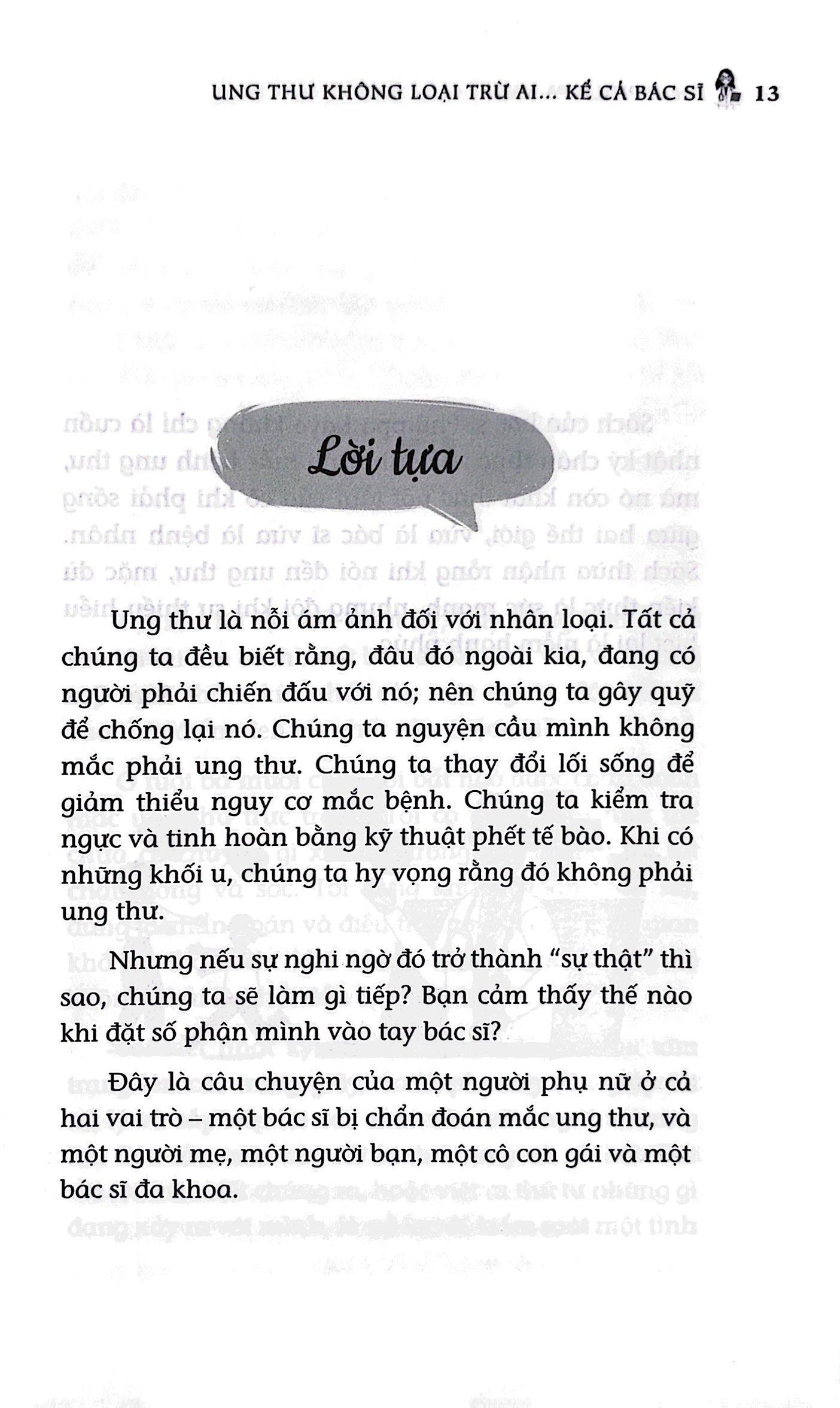 Ung Thư Không Loại Trừ Ai... Kể Cả Bác Sĩ
