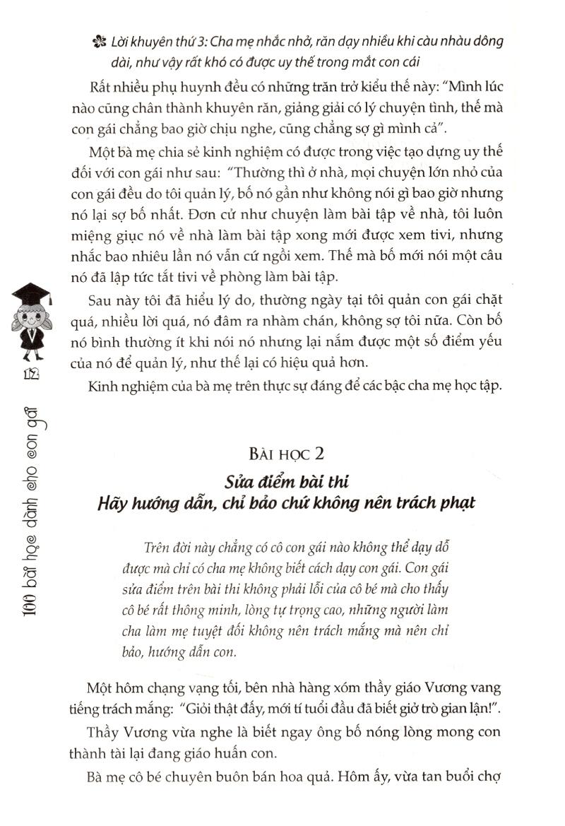 100 Bài Học Dành Cho Con Gái (Tái Bản)