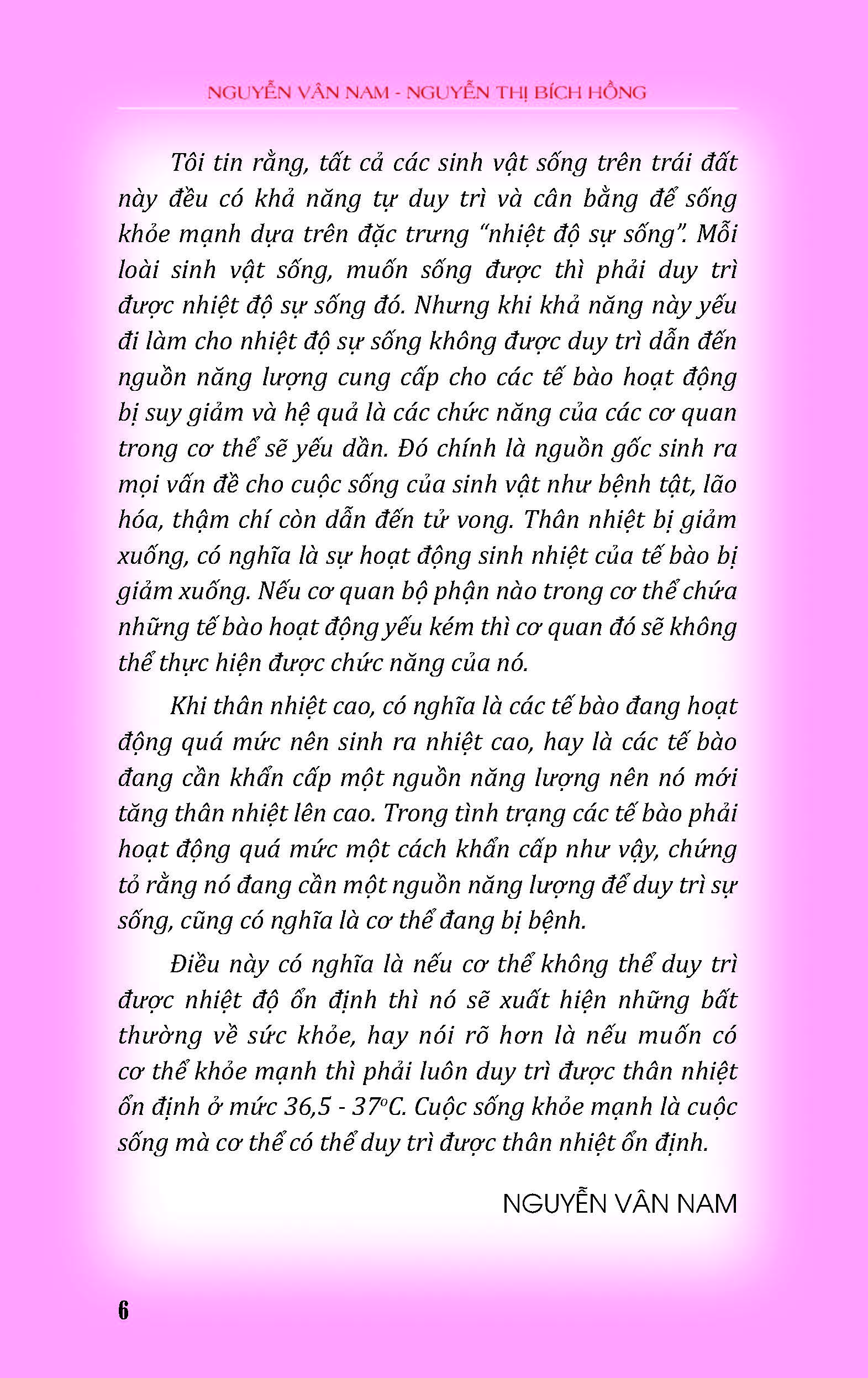 Thân Nhiệt Quyết Định Sinh Lão Bệnh Tử