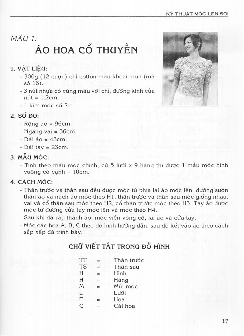 Kỹ Thuật Móc Len Sợi - Thời Trang Xuân Hè