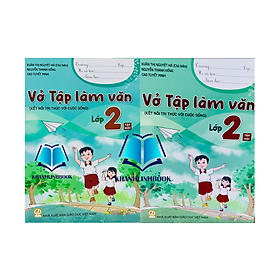 Sách - Combo Vở tập làm văn lớp 2 - tập 1 + 2 ( kết nối tri thức )