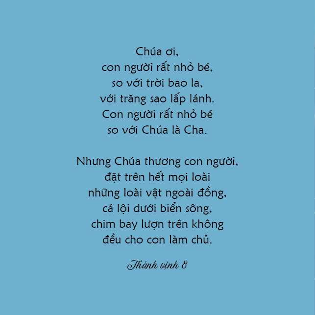THÁNH VỊNH CHO BÉ - Truyện Tranh Thiếu Nhi