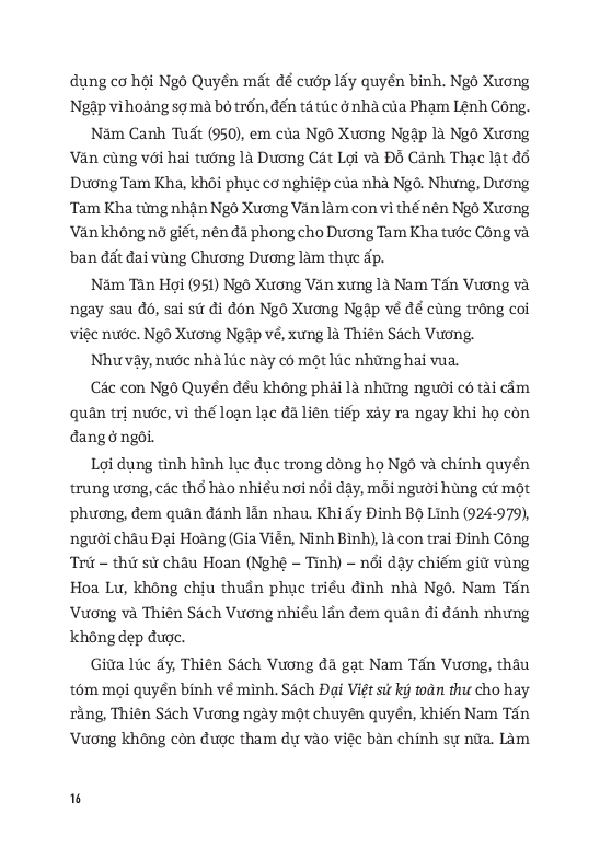 Hỏi Đáp Lịch Sử Việt Nam, Tập 2: Nước Việt Nam Dưới Đời Ngô, Đinh, Tiền Lê, Lý, Trần, Hồ