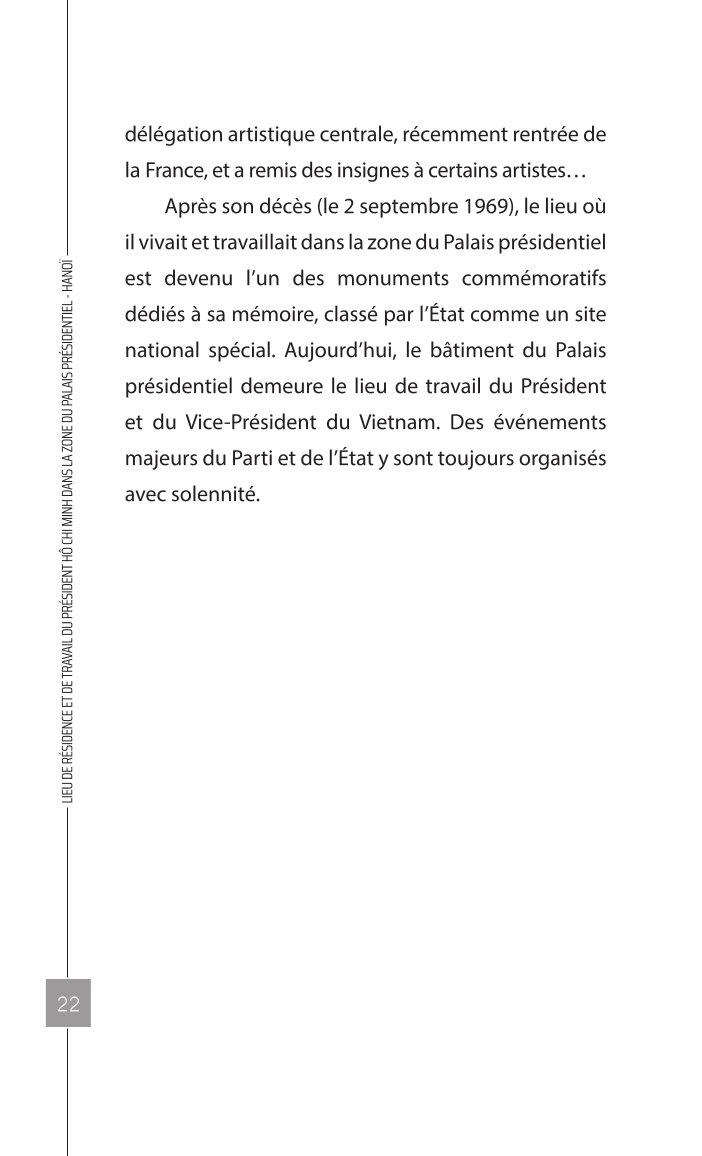 Lieu de residence et de travail du pesident Ho Chi Minh dans la zone du palais presidentiel - Hà Nội