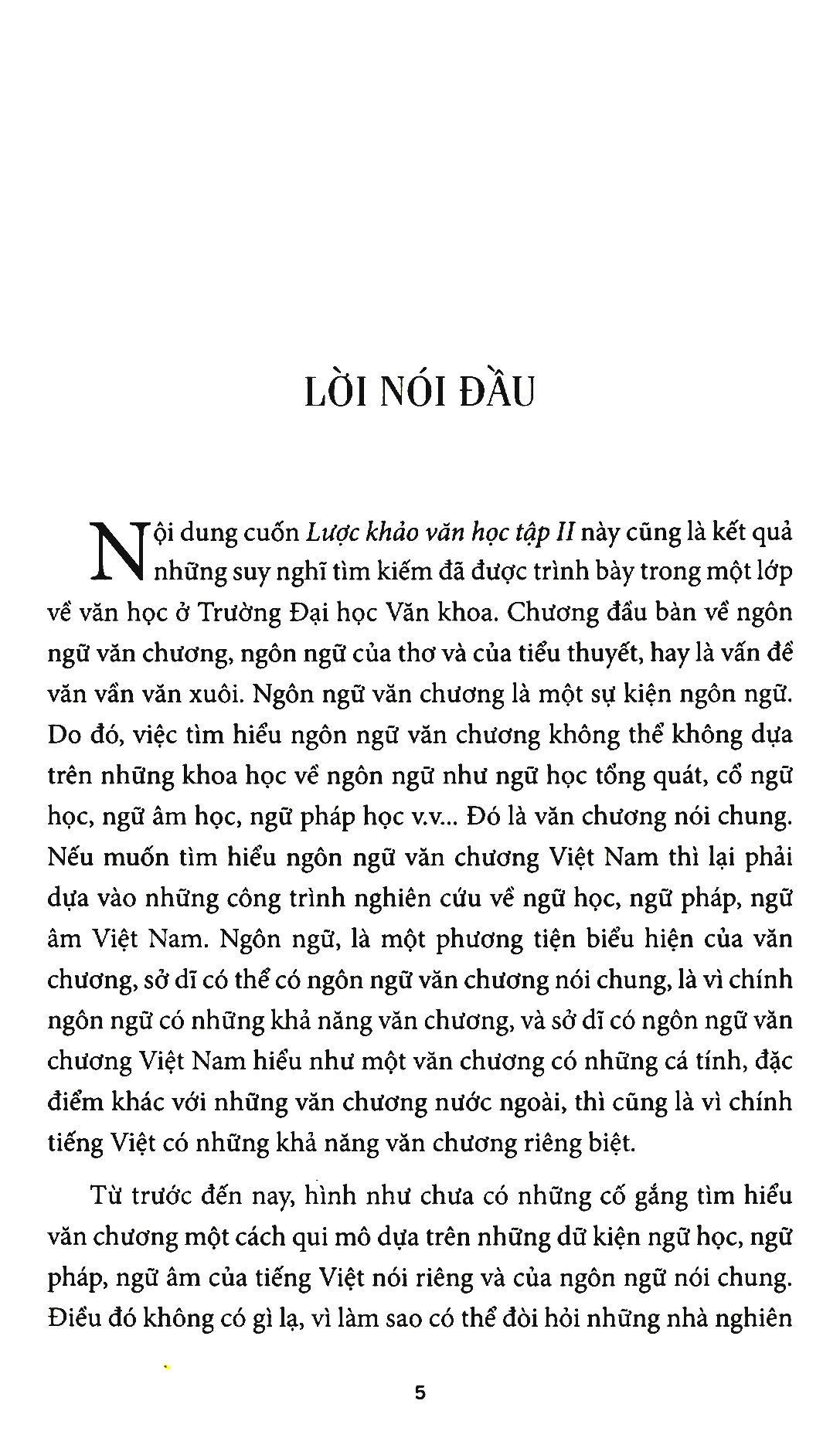 Lược Khảo Văn Học II – Ngôn Ngữ Văn Chương Và Kịch