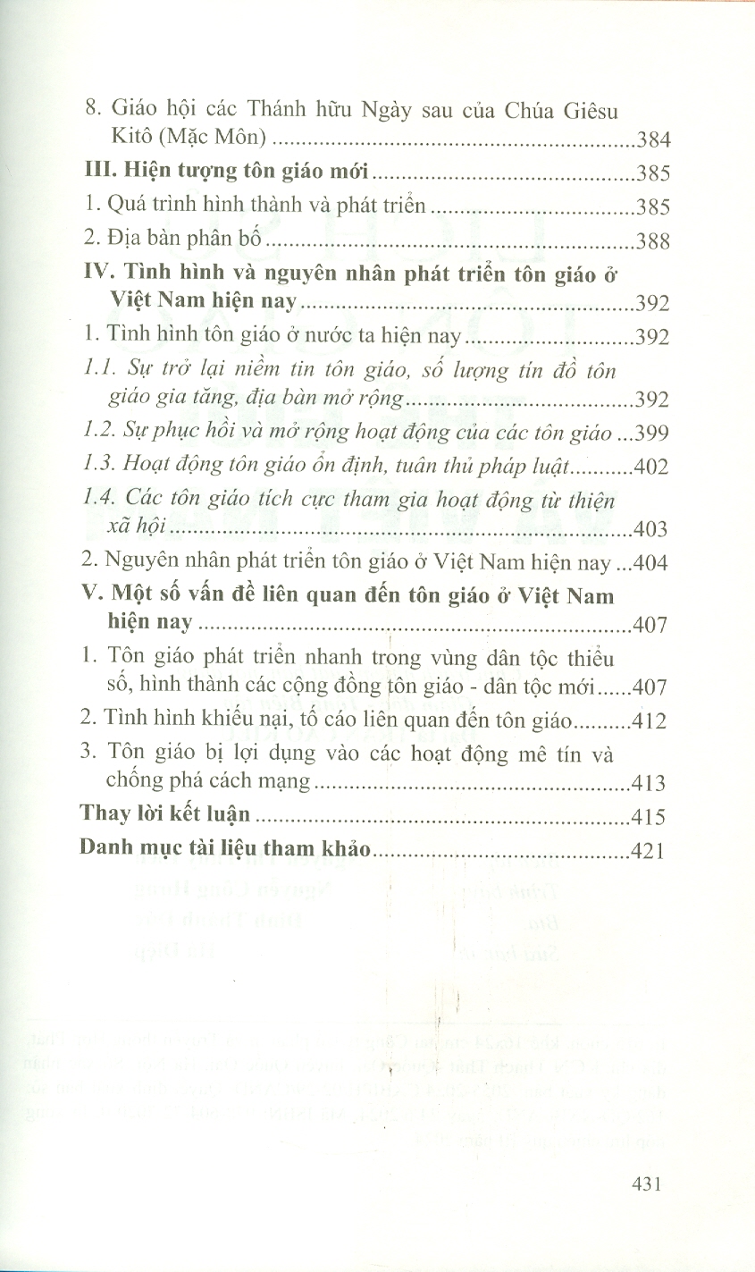 Lịch Sử Tôn Giáo Thế Giới Và Việt Nam (Tái bản năm 2024) - PGS. TS. Nguyễn Phú Lợi