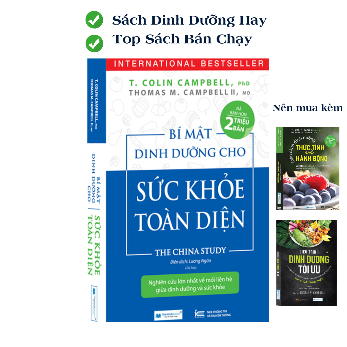 Combo sách dinh dưỡng hiện đại: Bí mật dinh dưỡng + Liệu trình dinh dưỡng (Tái bản)