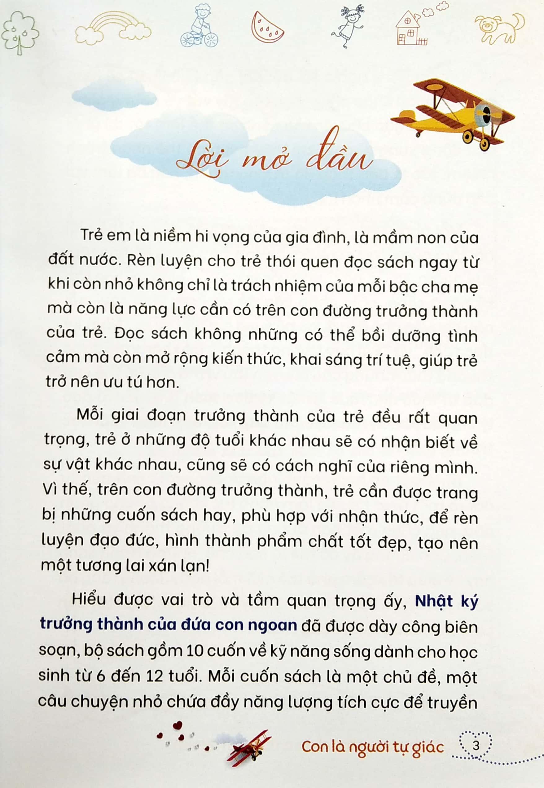 Nhật Ký Trưởng Thành Của Đứa Con Ngoan - Con Là Người Tự Giác (Tái Bản 2023)