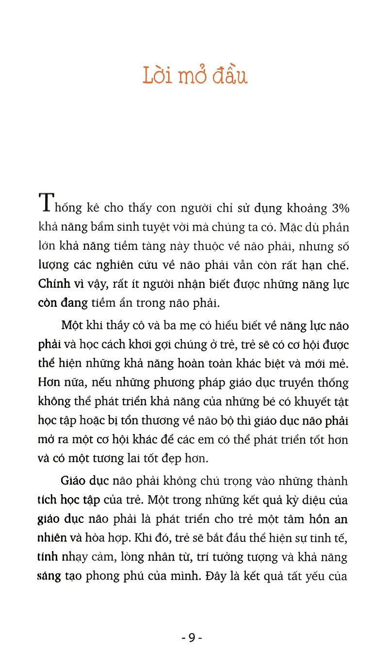 Giáo Dục Não Phải - Tương Lai Cho Con Bạn (Tái Bản)