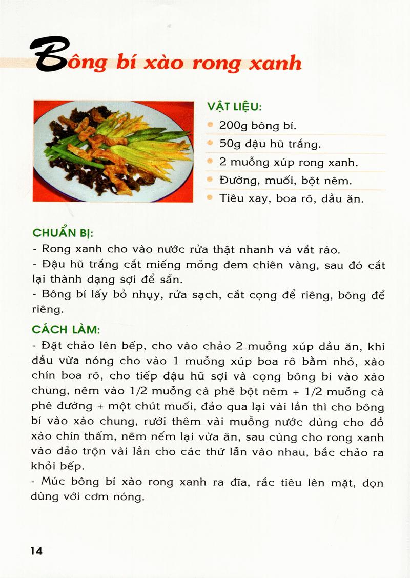 30 Món Chay Thường Ngày