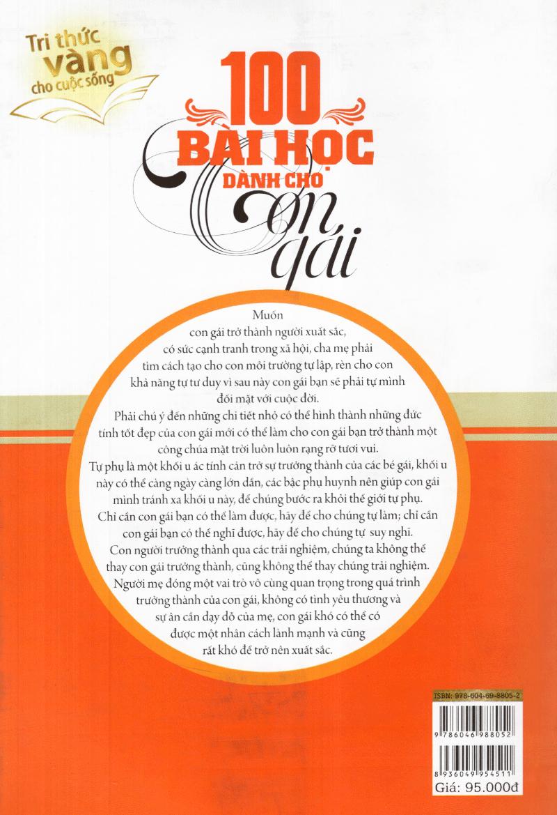 100 Bài Học Dành Cho Con Gái (Tái Bản)