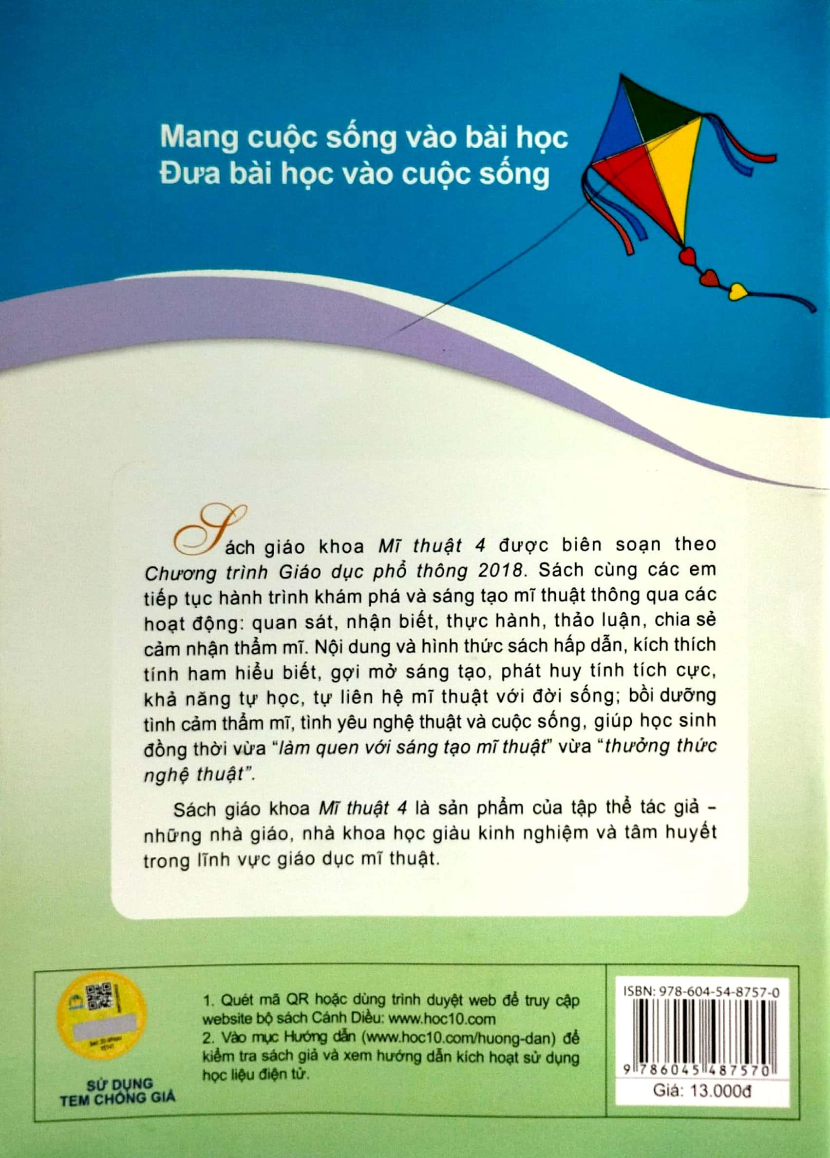 Mĩ Thuật 4 (Cánh Diều) (2023)