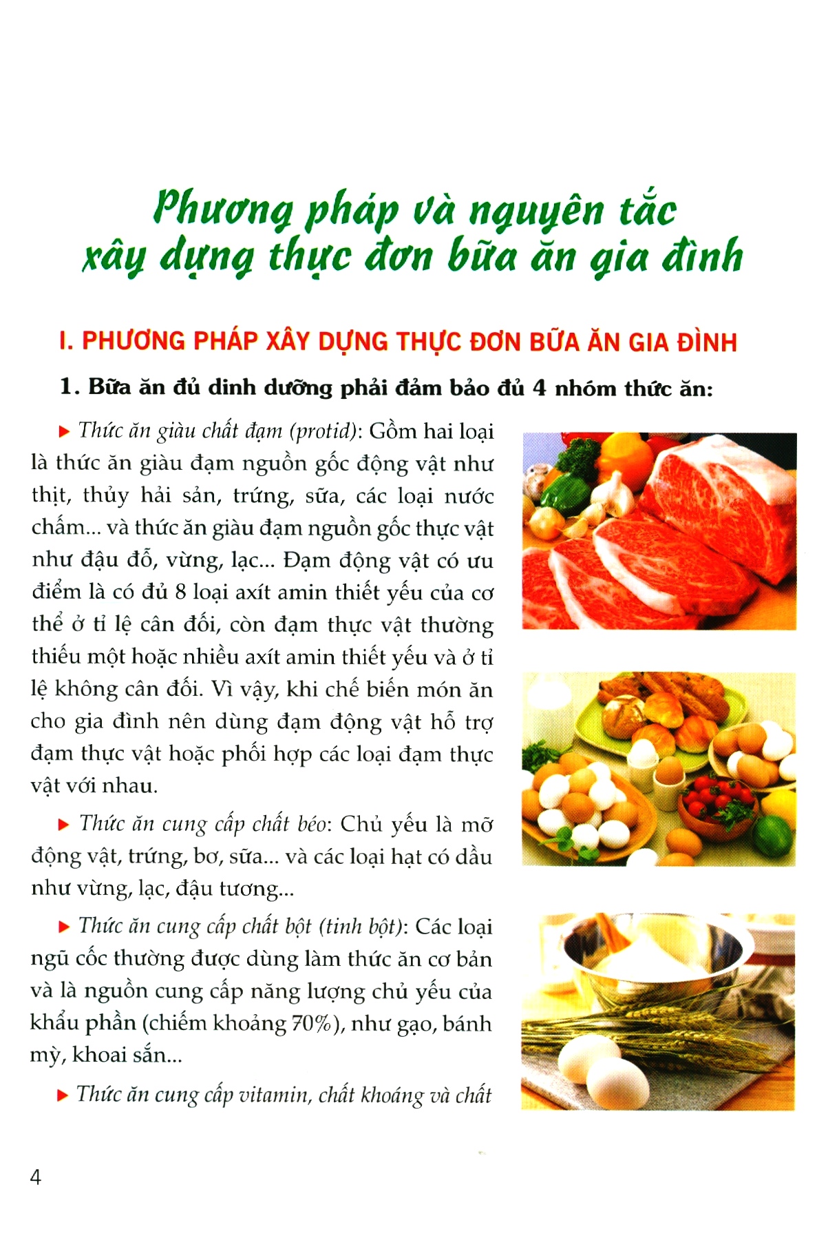 Thực Đơn 4 Tuần Cho Gia Đình Hiện Đại