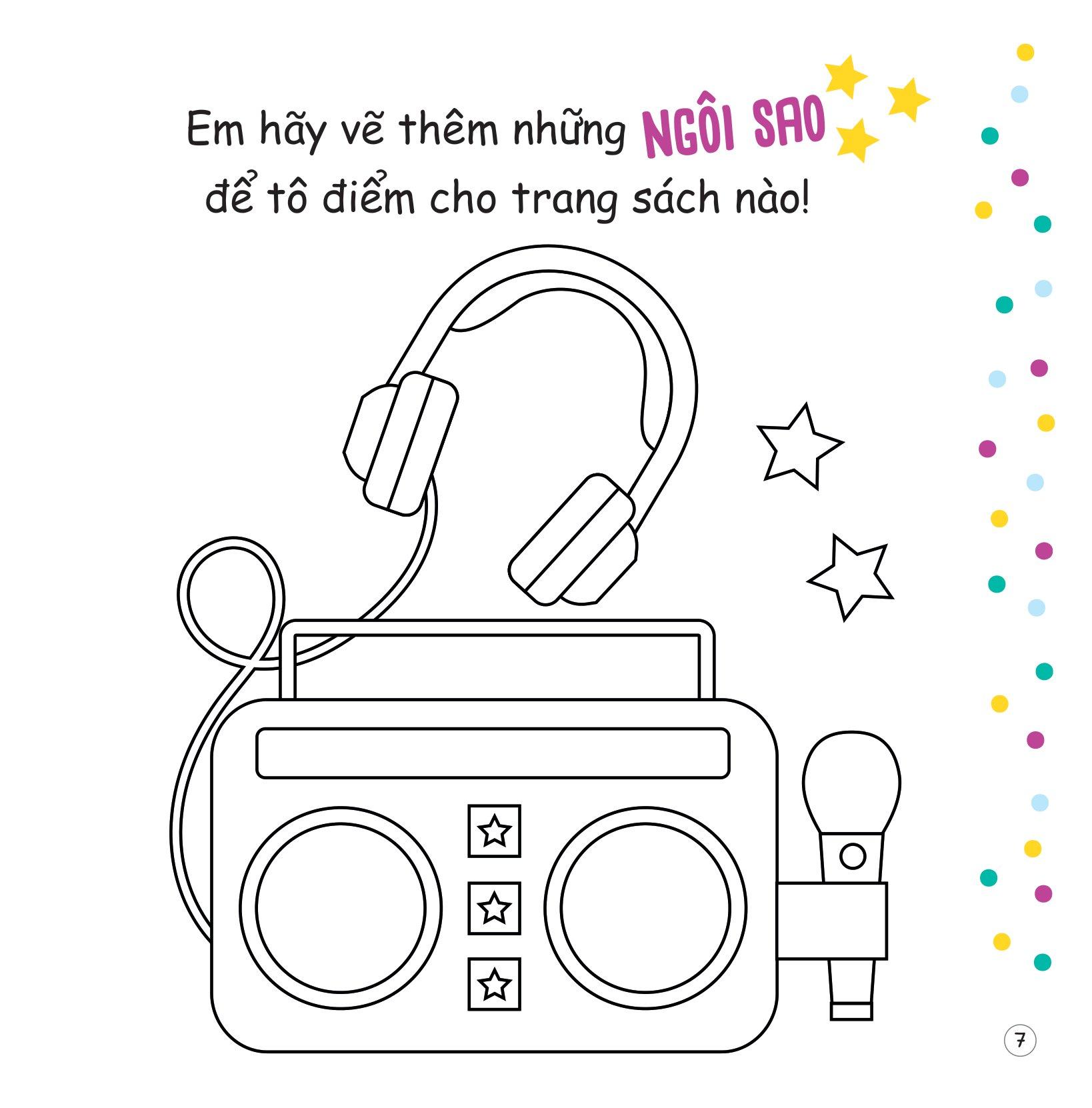 Tủ Sách Sáng Tạo - Tô Màu Ngộ Nghĩnh - Âm Nhạc