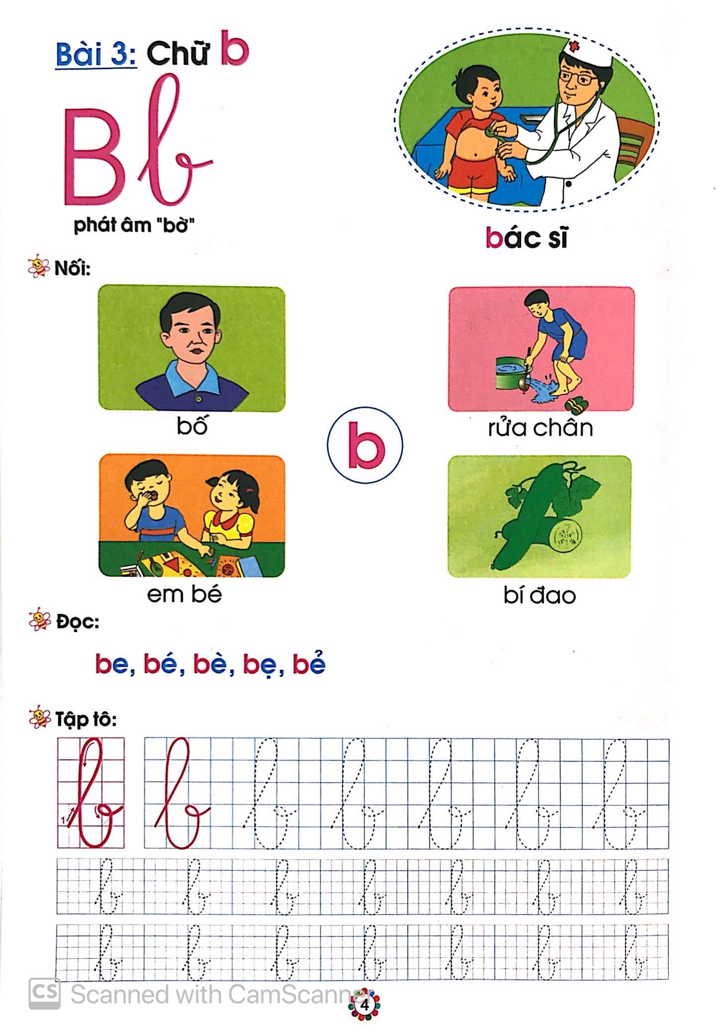Hành Trang Cho Bé Vào Lớp 1 - Vở Bé Học Tiếng Việt - Dành Cho Trẻ 5- 6- Tuổi - Quyển 1 ( Tái bản )