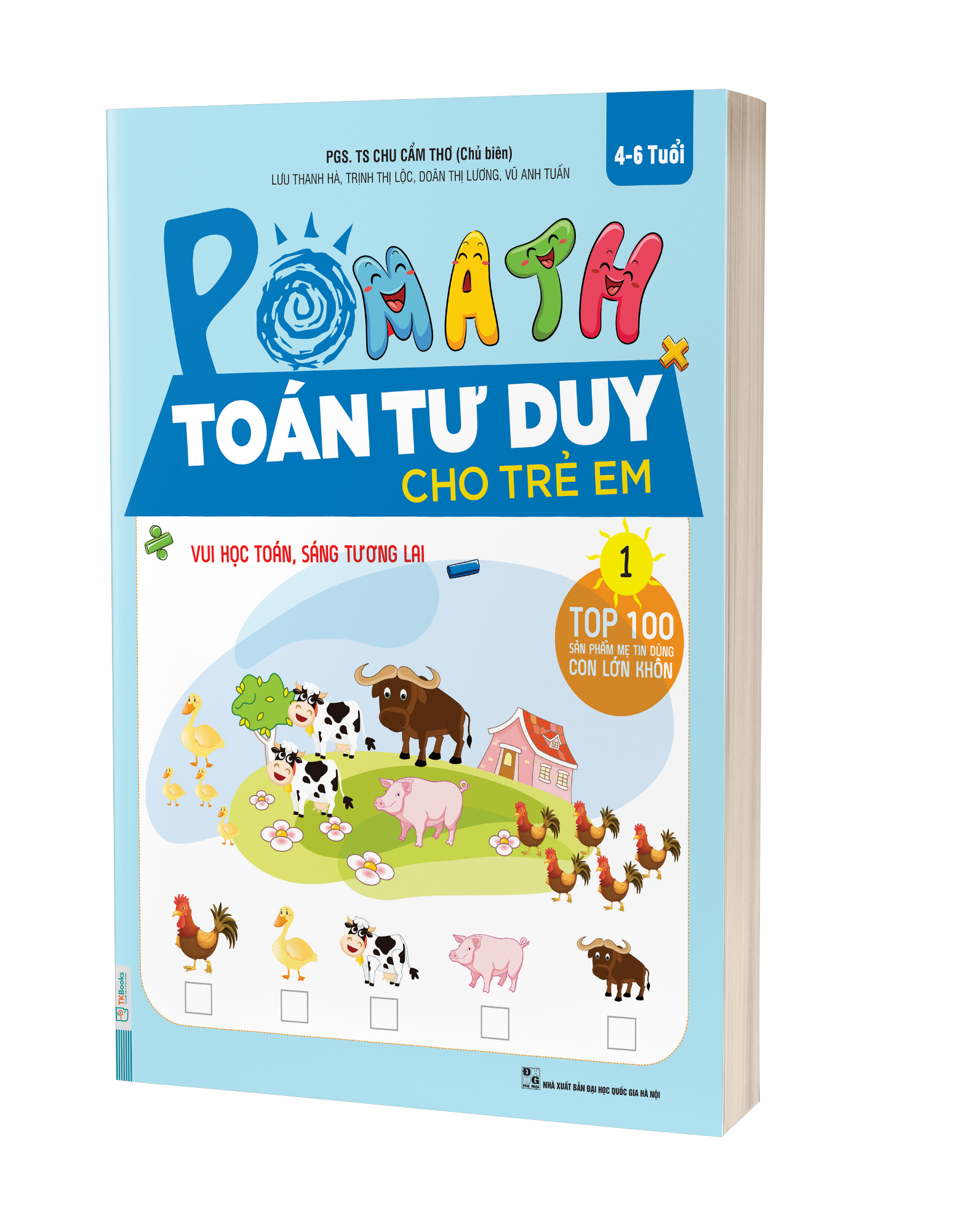 Combo 3 Cuốn Pomath Toán Tư Duy Cho Trẻ Em (Tập 4,5,6)