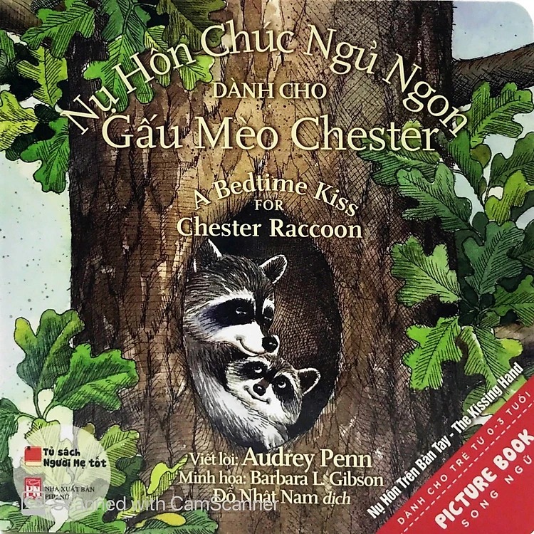 Combo 2 cuốn sách picture book song ngữ: Nụ Hôn Chúc Ngủ Ngon Dành Cho Gấu Mèo Chester + Trò Chơi Màu Sắc Dành Cho Gấu Mèo Chester Và Kẻ Bắt Nạt To Xác Xấu Xa ( Dành cho trẻ từ 0-3 tuổi) ( Tặng kèm Postcard Happy Life)