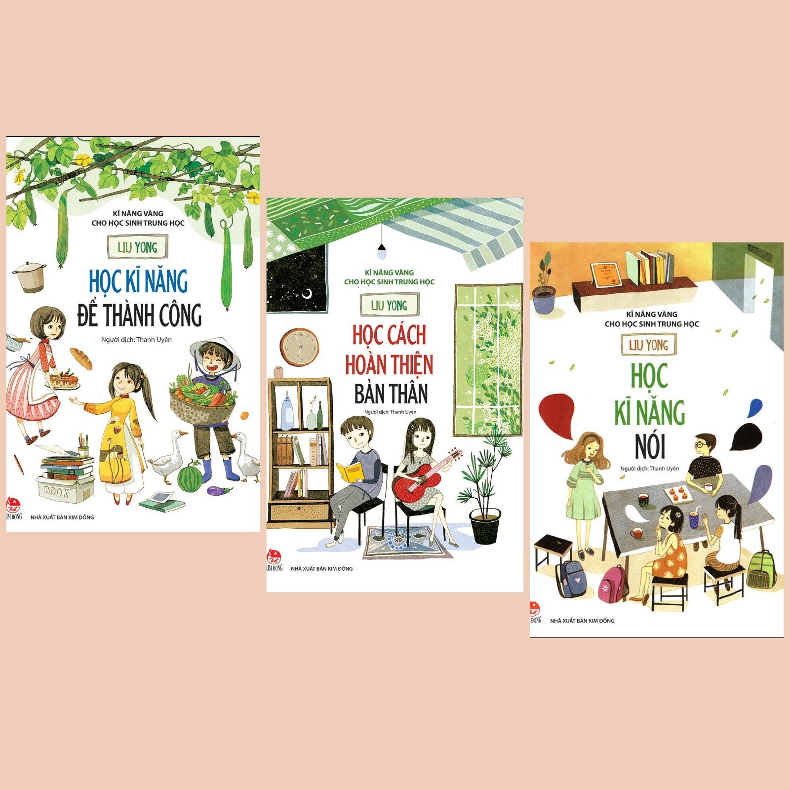 Combo 3 Cuốn Sách Kỹ Năng Vàng Cho Học Sinh Trung Học - Học Cách Hoàn Thiện Bản Thân + Học Kỹ Năng Nói + Học Kỹ Năng Để Thành Công (Phát Triển Kỹ Năng Mềm Kỹ Năng Giao Tiếp Cho Thiếu Niên)