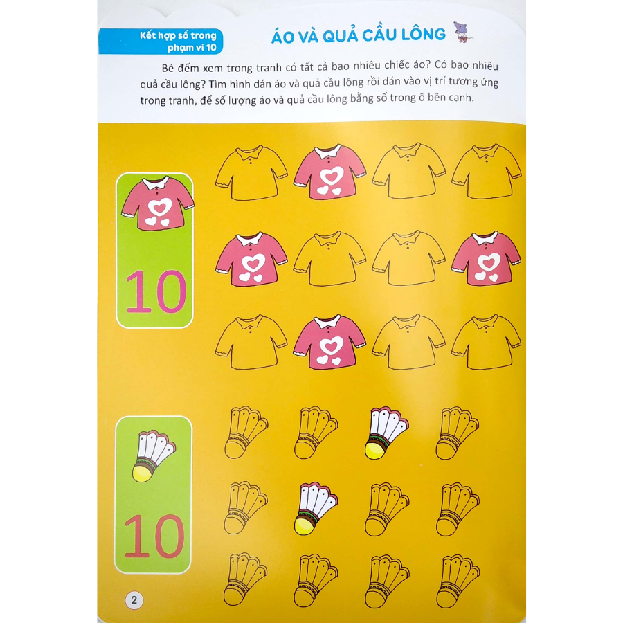 Bóc Dán Hình Thông Minh Phát Triển Khả Năng Tư Duy Toán Học IQ EQ CQ (4-5 Tuổi) - 188 Sticker (Quyển 6)