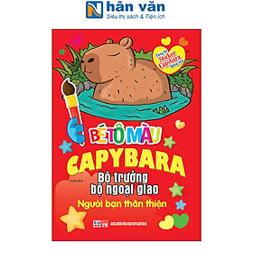 Bé Tô Màu Capybara - Bộ Trưởng Bộ Ngoại Giao - Người Bạn Thân Thiện