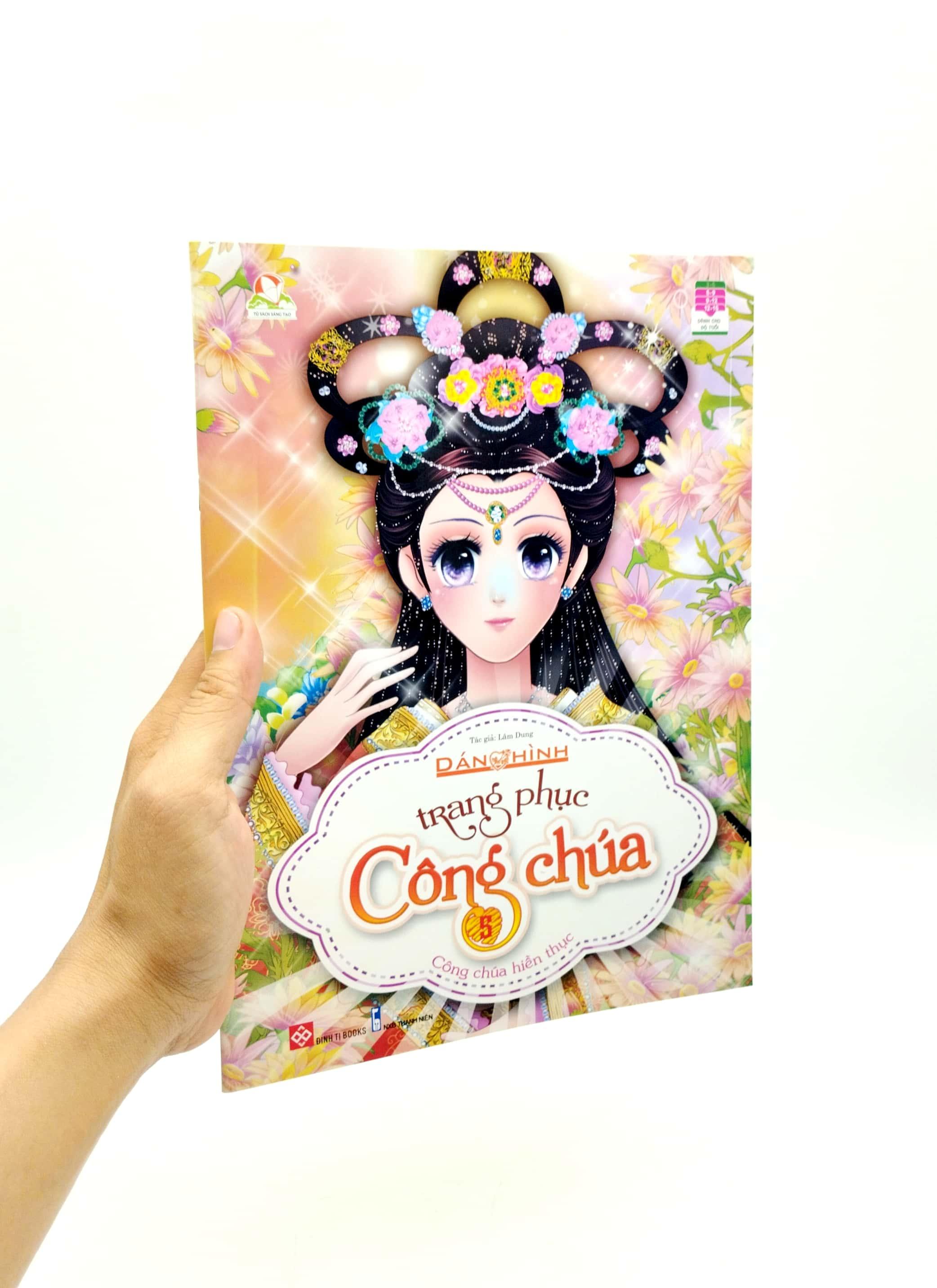 Dán Hình Trang Phục Công Chúa 5 - Công Chúa Hiền Thục
