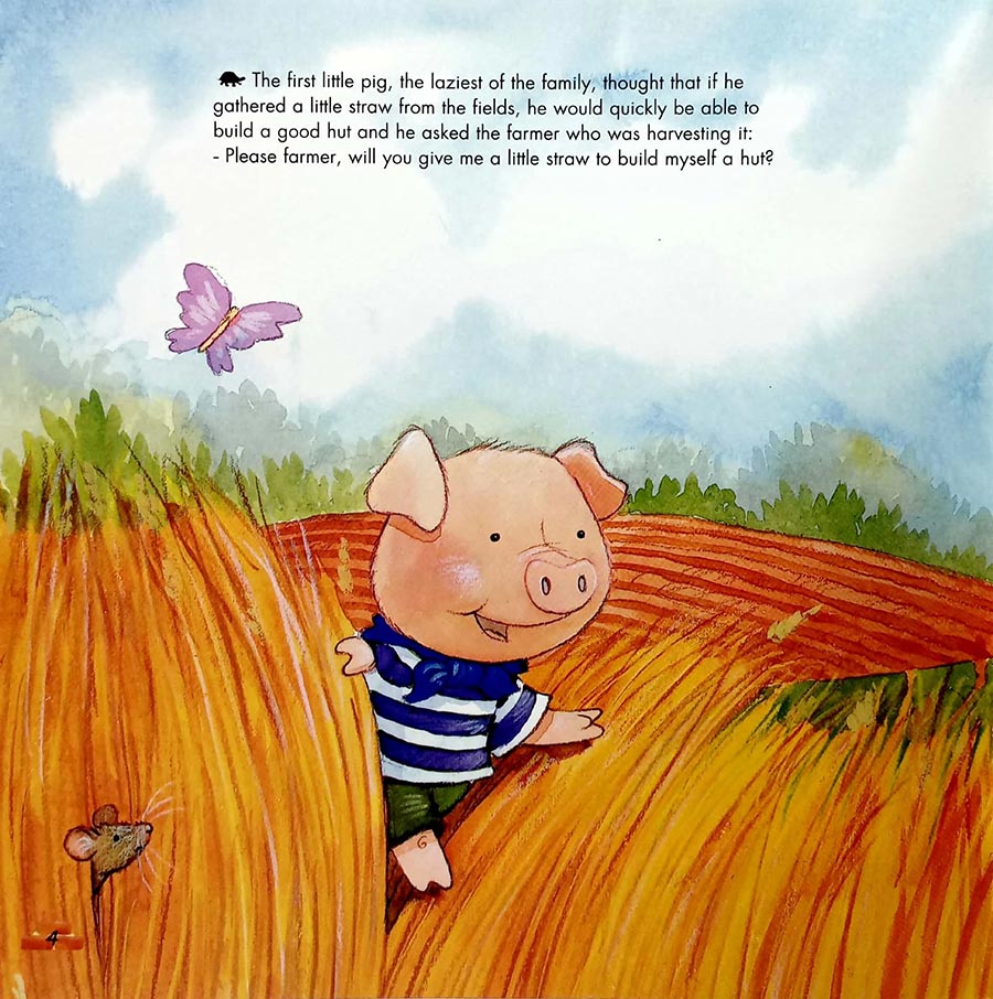 Truyện Cổ Tích Nổi Tiếng Song Ngữ Việt - Anh (Tái Bản 2023): The Three Little Pigs - Ba Chú Heo Con
