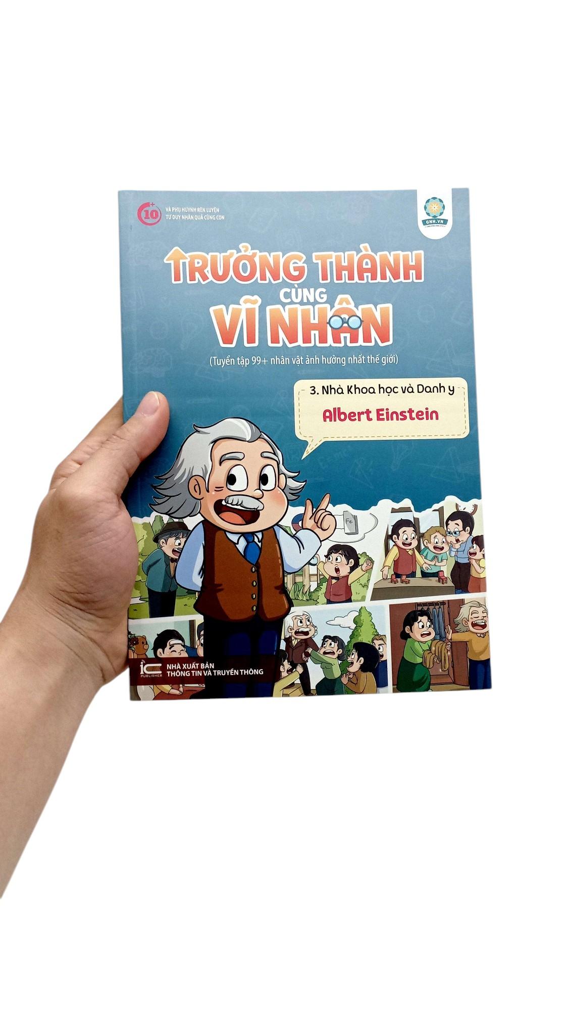 Sách - Trưởng Thành Cùng Vĩ Nhân 3 - Nhà Khoa Học Và Danh Y - Albert Einstein