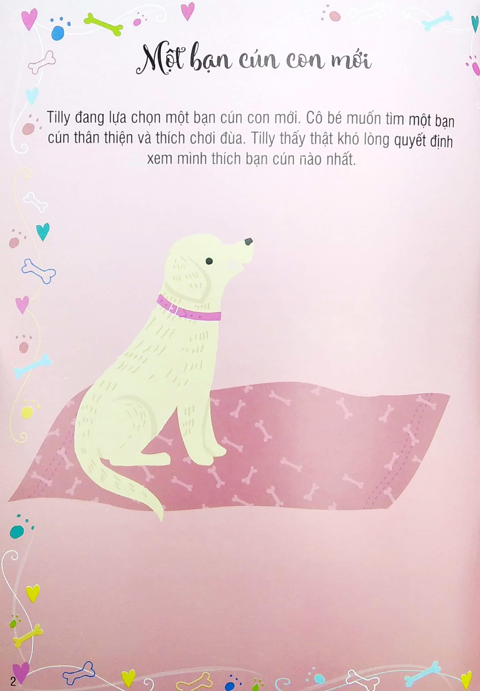 Sticker Dolly Dressing - Dán Hình Sáng Tạo Trang Phục Búp Bê - Cún Con