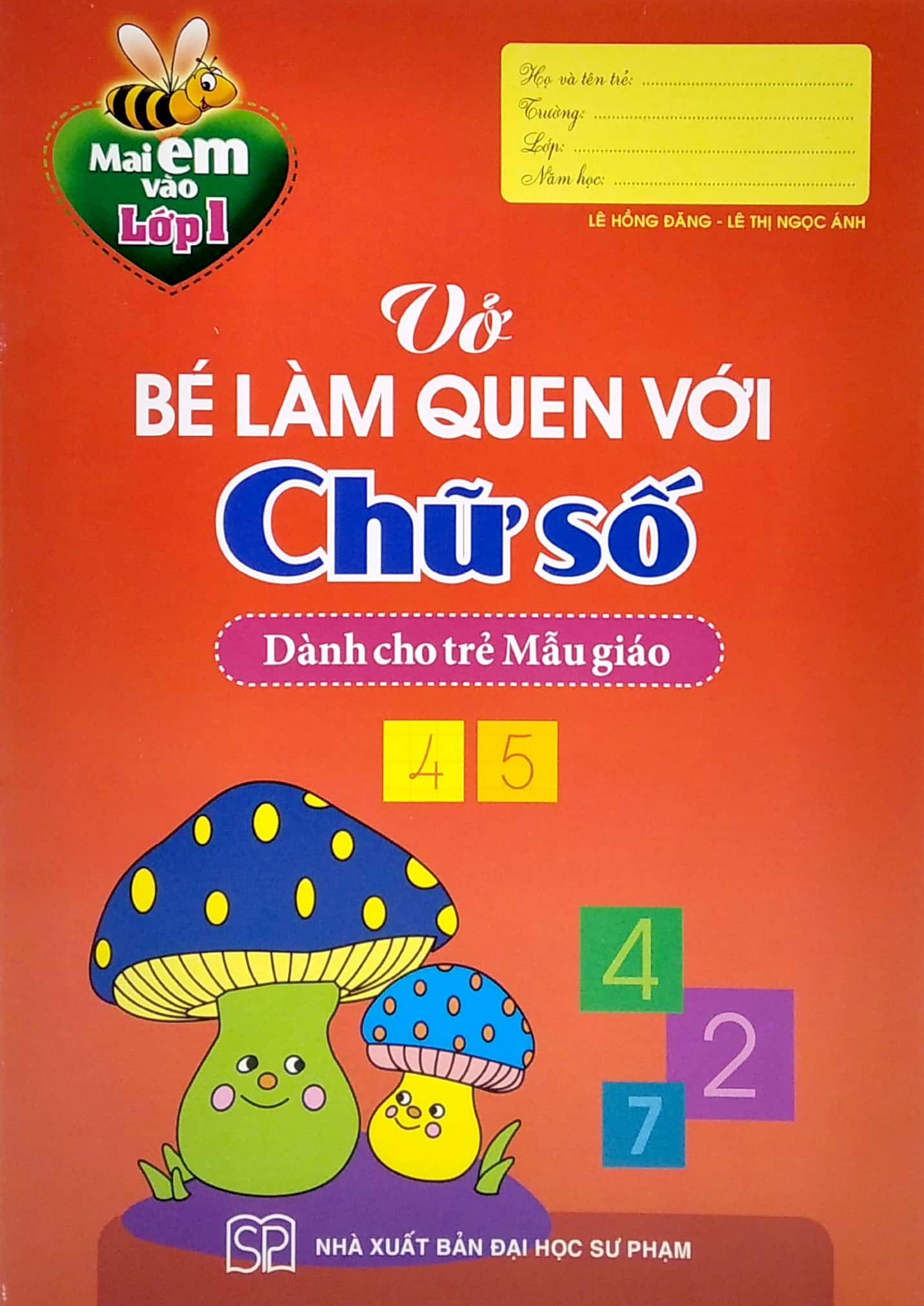 Vở Bé Làm Quen Với Chữ Số ( 4-5 Tuổi)