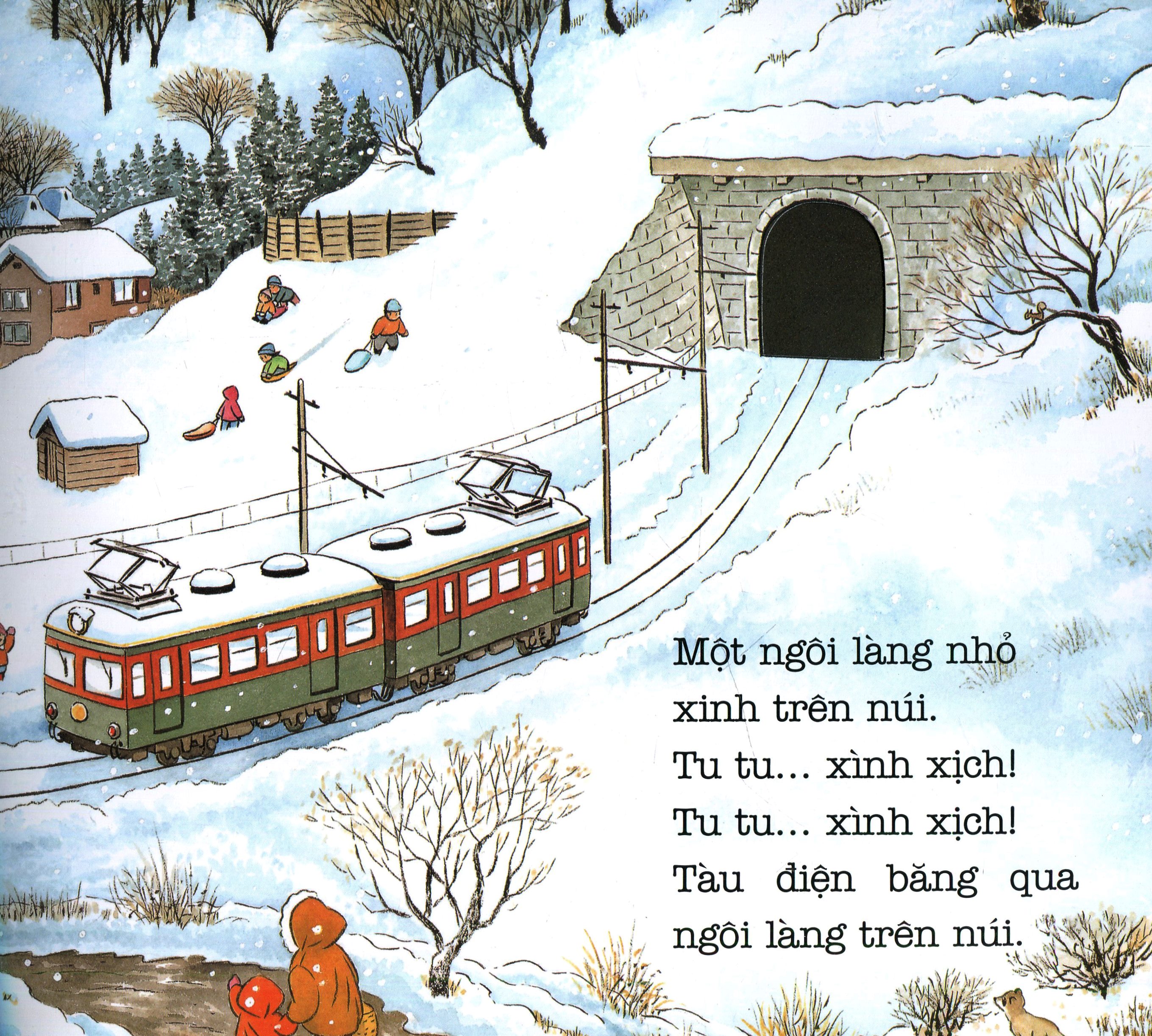 Tàu điện di chuyển nào