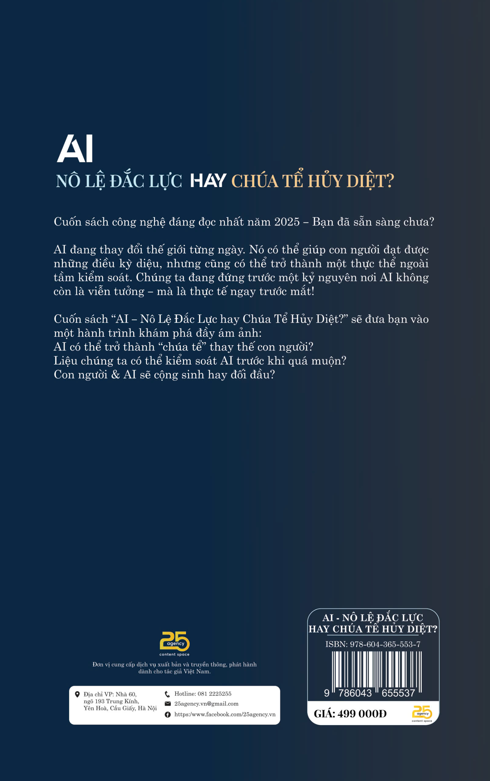 AI - NÔ LỆ ĐẮC LỰC HAY CHÚA TỂ HỦY DIỆT - PGS. TS. Trần Mạnh Huy (Chủ biên)