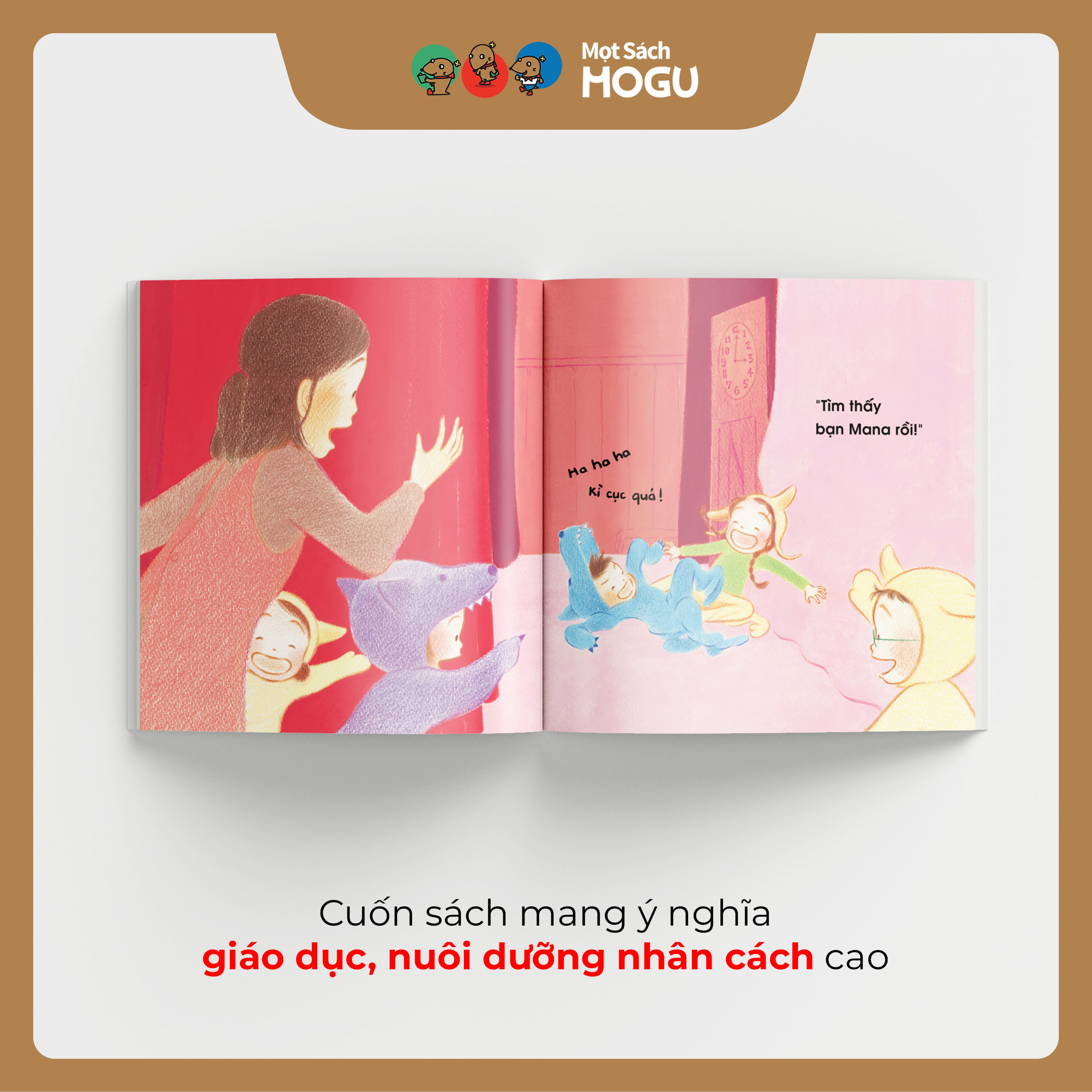 Truyện Ehon bé 3-4-5 tuổi - Mana là Sói