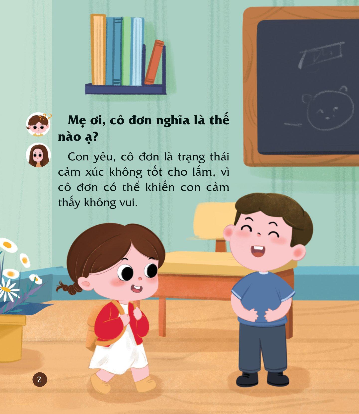 Sách Cùng Con Nuôi Dưỡng Cảm Xúc Tích Cực - Con Không Cô Đơn