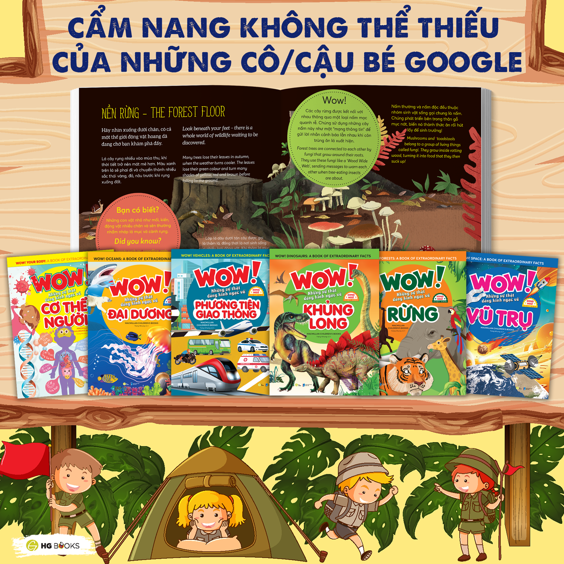 Wow! Oceans: Những sự thật đáng kinh ngạc về đại dương - Sách Bách khoa toàn thư Song ngữ cho trẻ em