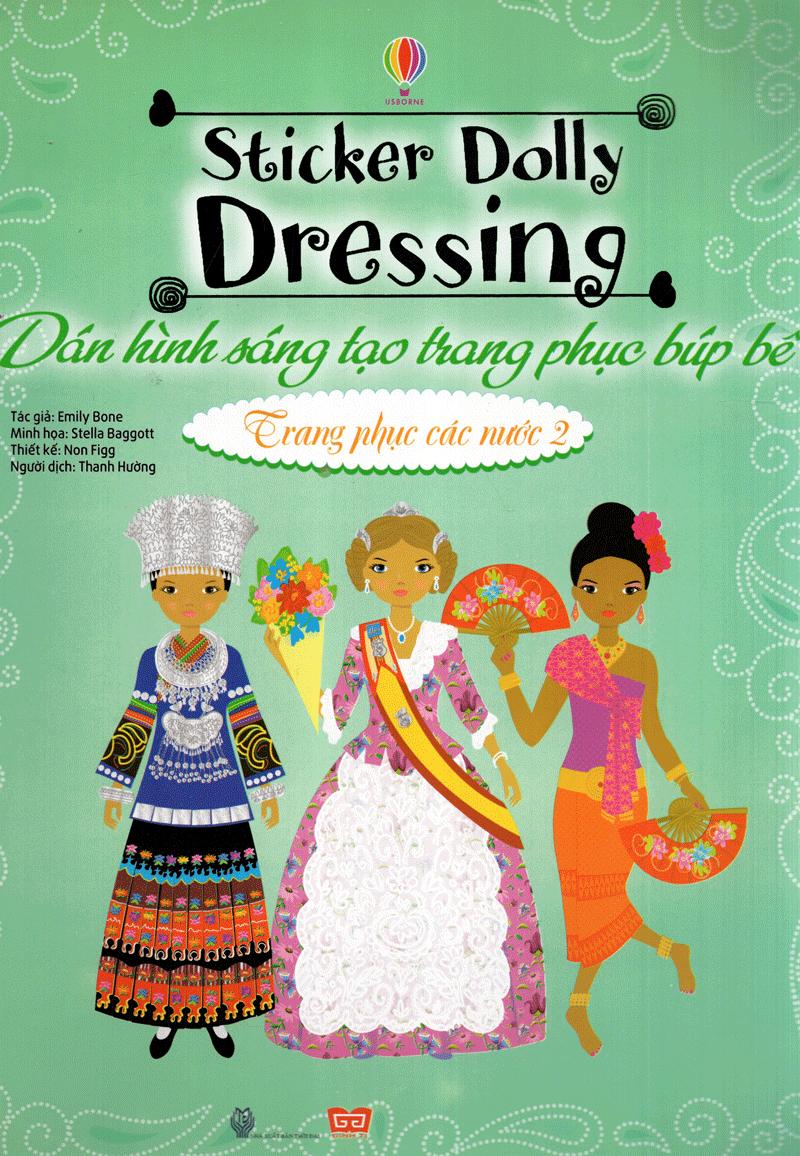 Dán Hình Sáng Tạo Trang Phục Búp Bê - Trang Phục Các Nước 2