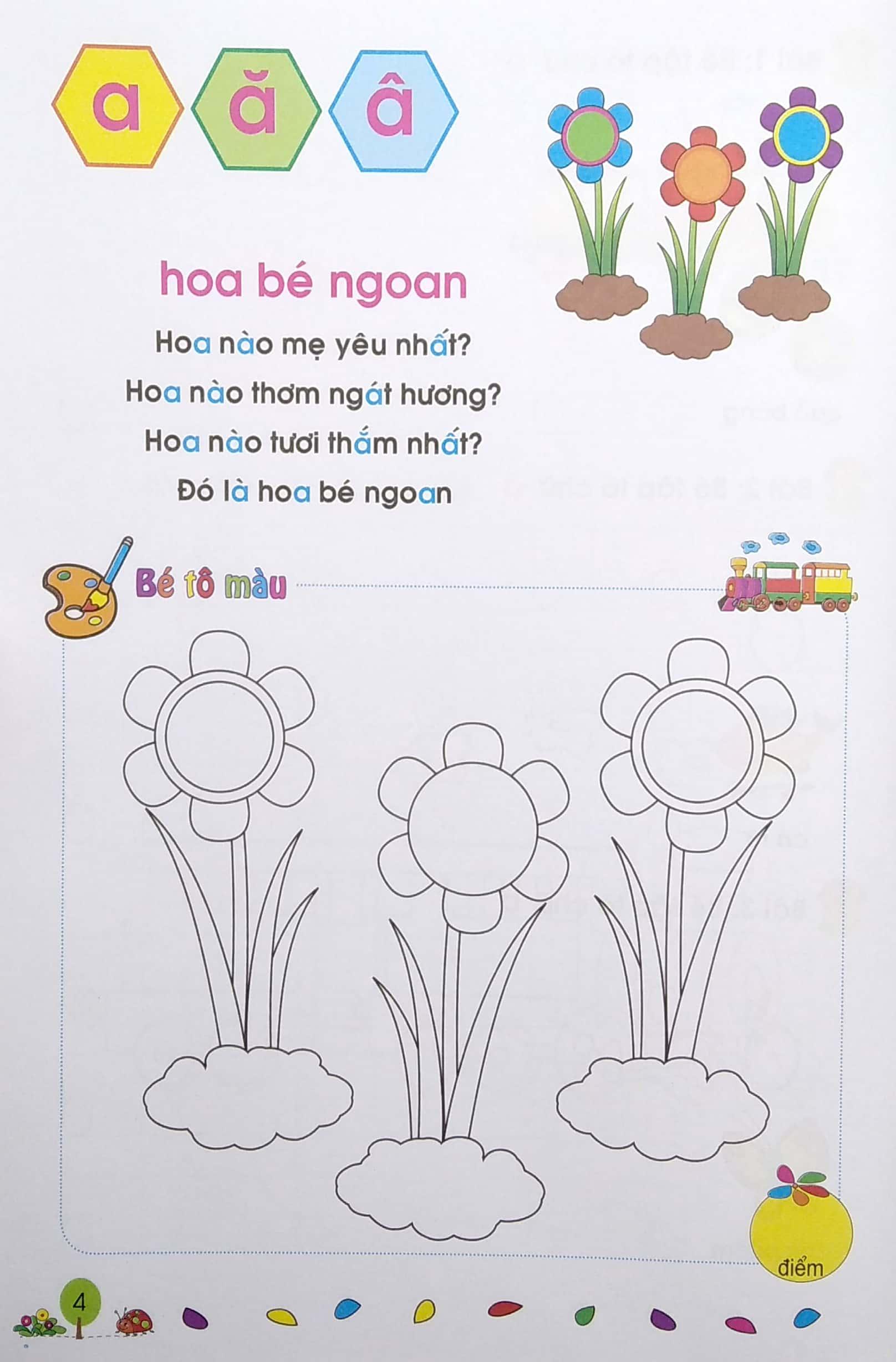 Tủ Sách Bé Chuẩn Bị Vào Lớp 1 (Dành Cho Bé 4 - 5 Tuổi) - Bé Tập Tô - Tập 2