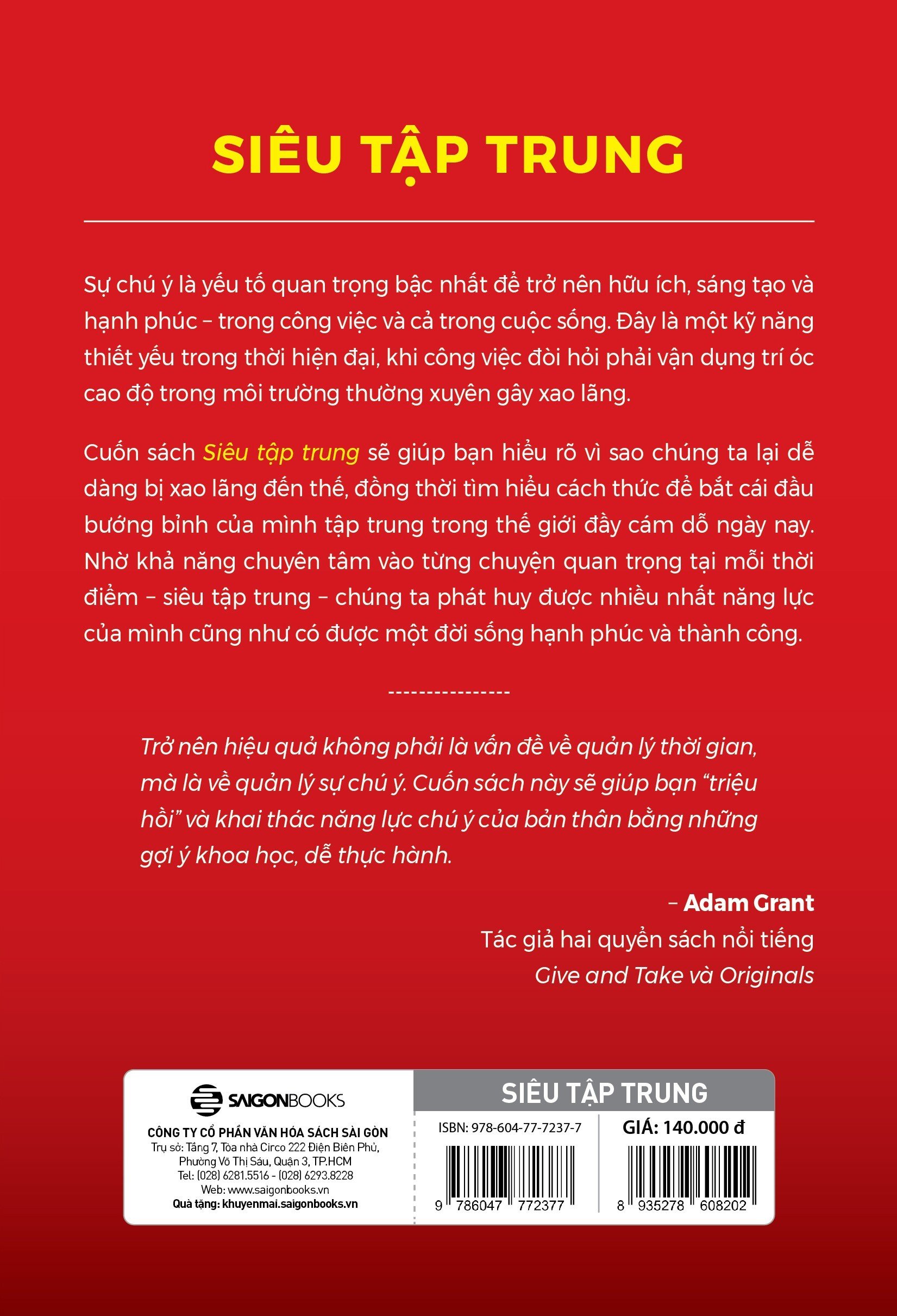 Siêu Tập Trung (Tái Bản)