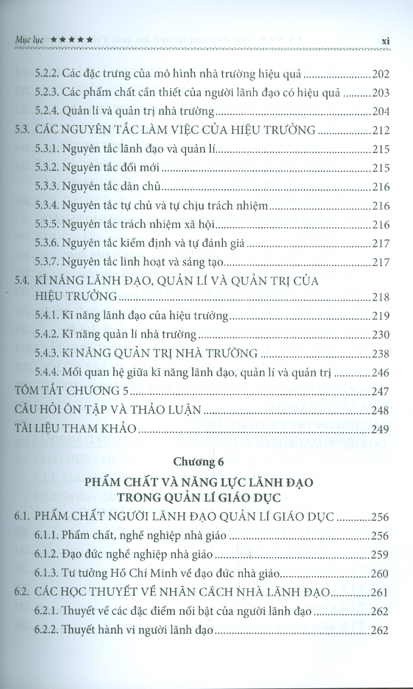 Phát Triển Năng Lực Lãnh Đạo, Quản Lí & Quản Trị Nhà Trường (Sách Chuyên Khảo)