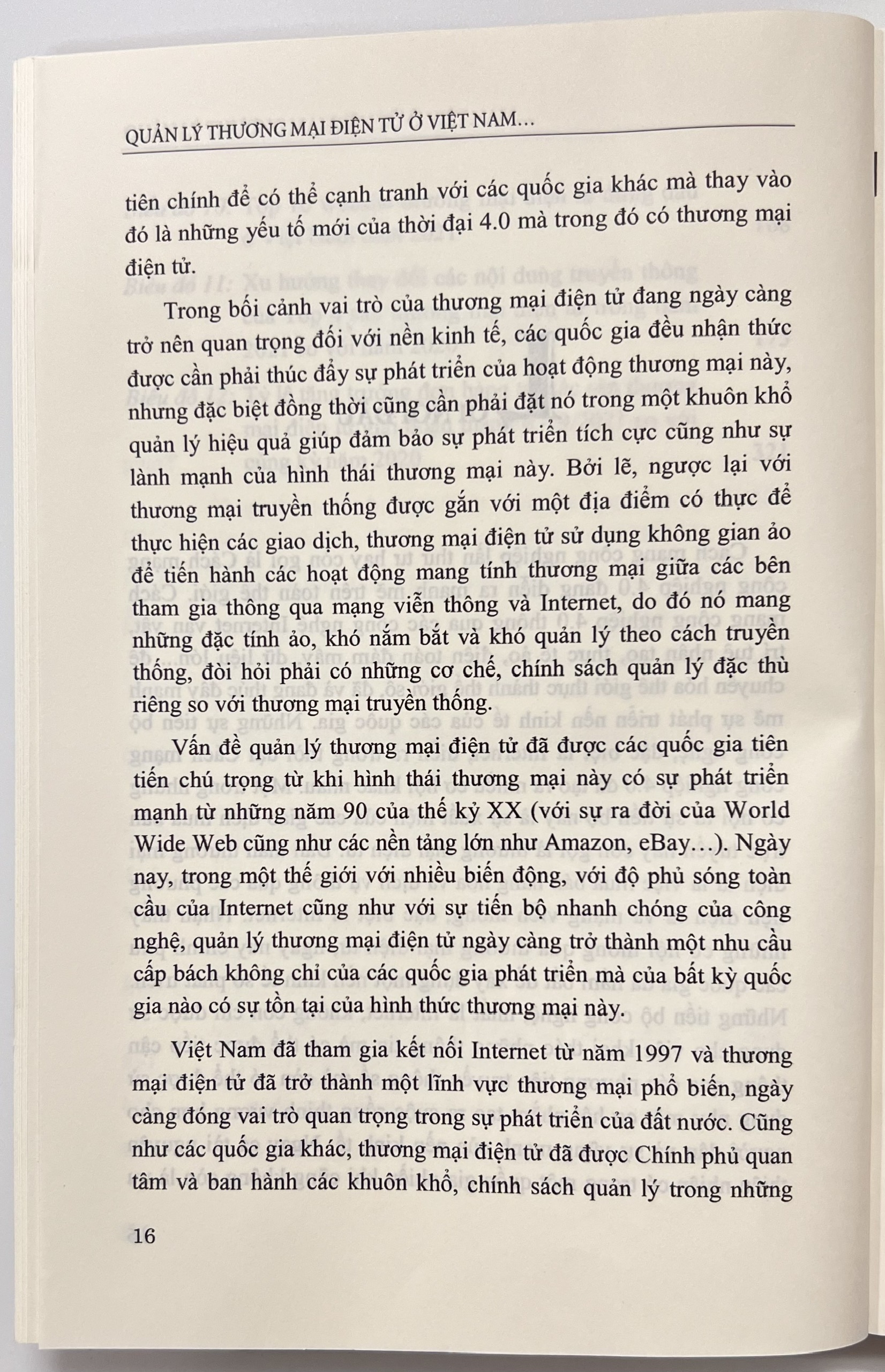 Sách - Quản Lý Thương Mại Điện Tử Ở Việt Nam Trong Bối Cảnh Mới