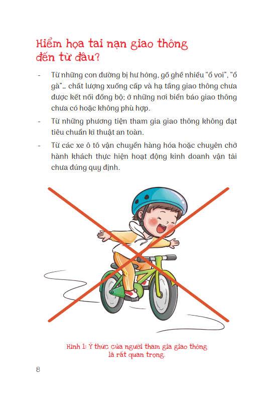 15 Bí Kíp Giúp Tớ An Toàn - Cẩm Nang Giao Thông An Toàn (Dành Cho Lứa Tuổi 6+)