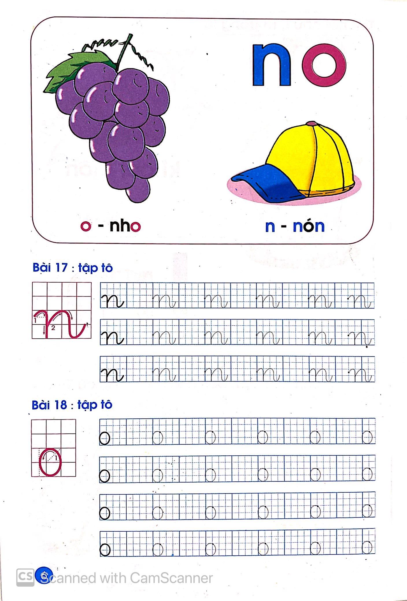 Tập Tô - Tập Viết - Tập Đọc (Tập 2) (Dành Cho Bé 5 - 6 Tuổi)
